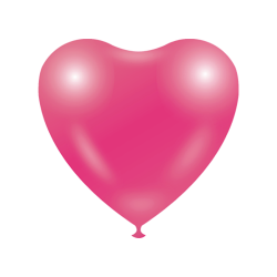 Heart shape Balloons - Rose