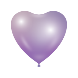 Heart shape Balloons - Light purple