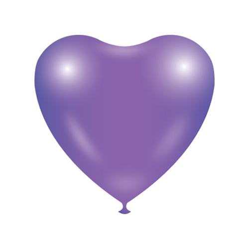 Heart shape Balloons - Lavender