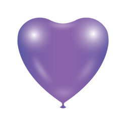 Heart shape Balloons - Lavender