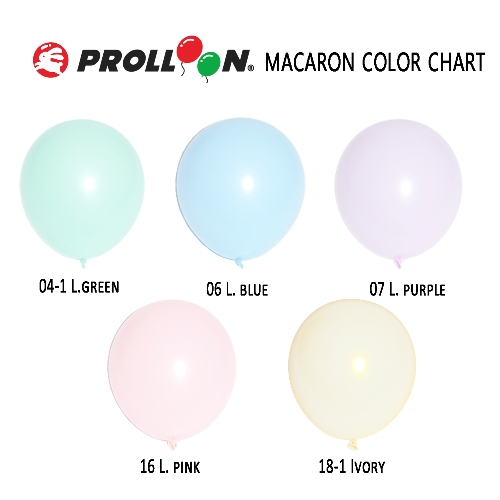 Macaron Balloon Assort Candy Mix Colors