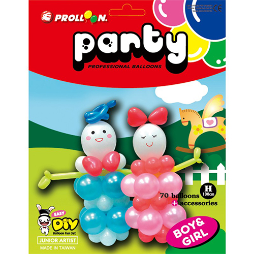 B&G70 BOY & GIRL DIY balloon set