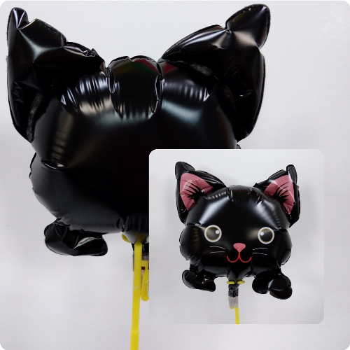 Mini Cat Black Balloon